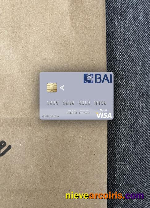 Portugal Banco BAI Europa visa debit card photolook